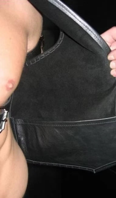 Leather Bar Vest