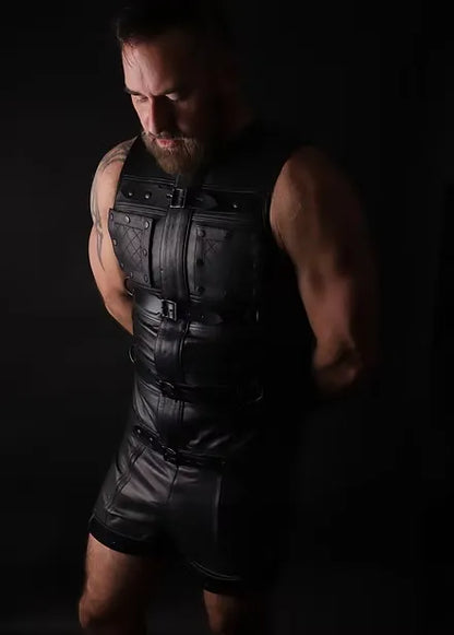Leather Bondage Vest