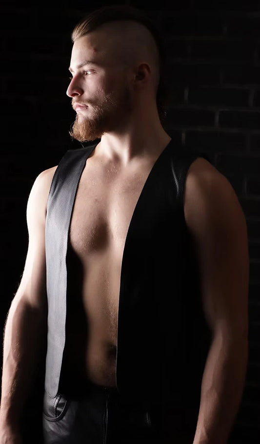 Leather Bar Vest