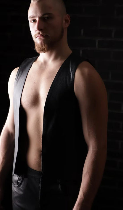Leather Bar Vest